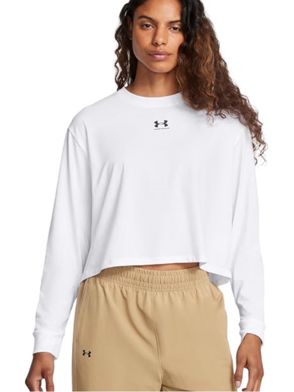 Under Armour Women's Rival Boxy Long Sleeve T NWOT XS